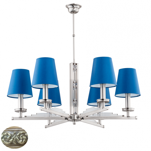 Люстра Kutek Natalia NAT-ZW-6 (P/A) Blue