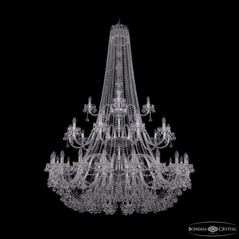 Люстра Bohemia Ivele Crystal 1409/20+10+5/530/h-203/3d Ni