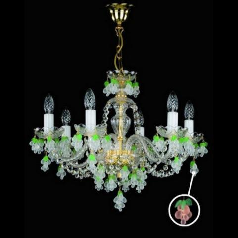 Люстра Art Glass GIZELA VI. VINO ROZALIN ST