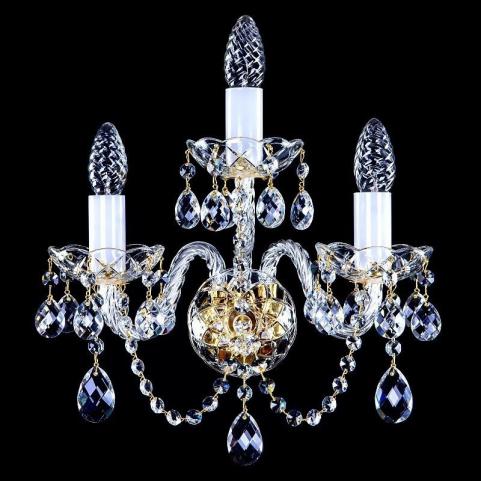 Бра Art Glass MIRKA III. DROPS NICKEL CE
