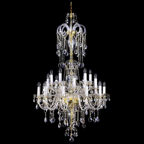 Люстра Art Glass THEODORA XX. 910x1500 NICKEL CE