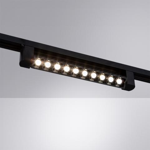 Трековый светильник Arte Lamp Flash   A4575PL-1BK