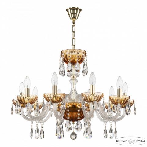 Люстра Bohemia Ivele Crystal  5417/10/240 G Amber/M-1H