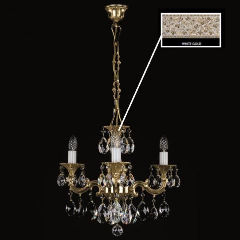 Люстра Art Glass JARMILA III. WHITE GOLD CE