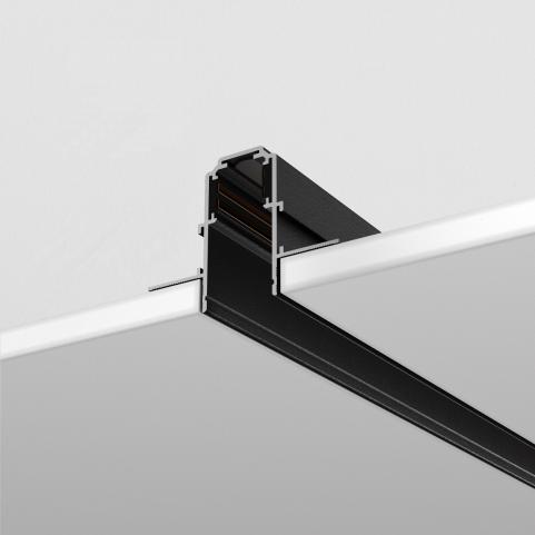 Шинопровод Maytoni Exility  TRX034-423.12B, магнитный встраиваемый под ГКЛ 12,5мм, черный 3м