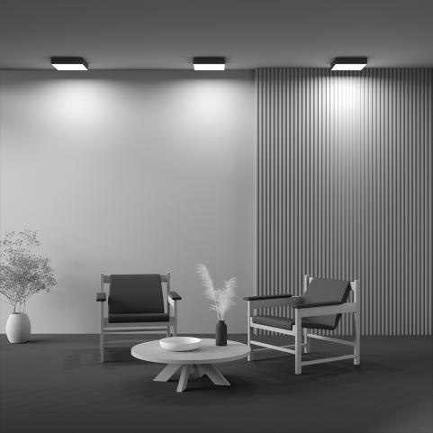 Потолочный светильник Maytoni Technical Ceiling 3000K Zon C032CL-36W3K-SQ-B