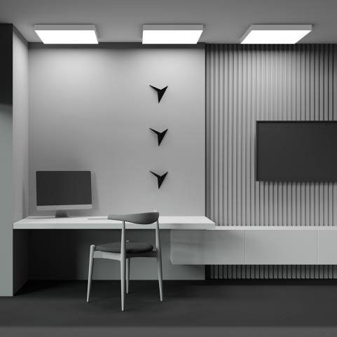 Потолочный светильник Maytoni Technical Ceiling 3000K Zon C032CL-90W3K-SQ-W