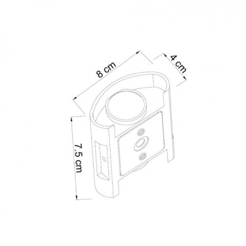 Настенный уличный светильник Arte Lamp Bosto   A3122AL-2BK