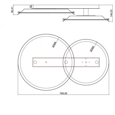 Потолочный светильник Stilfort Alumin 4016/02/02C