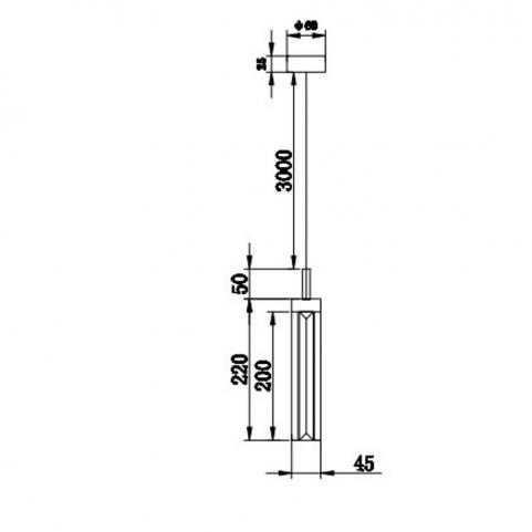Подвесной светильник Newport Diva 4521/S gold