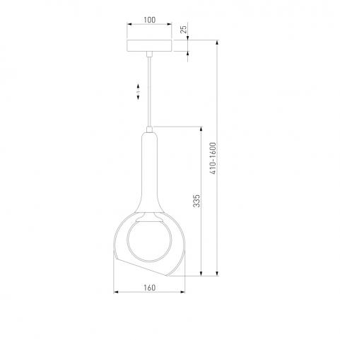 Подвесной светильник Eurosvet Fantasy 50188/1 хром