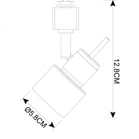 Трековый светильник Arte Lamp Almach   A1906PL-1WH