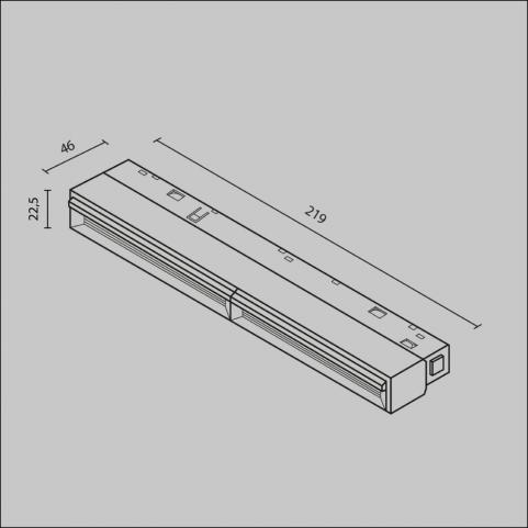 Трековый светильник Maytoni Technical Exility 2700-6000K  Parete TR106-4-12W-DS-W