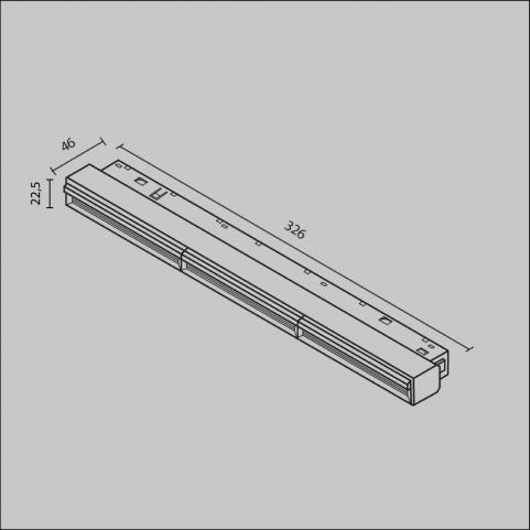Трековый светильник Maytoni Technical Exility 3000K  Parete TR106-2-18W3K-B