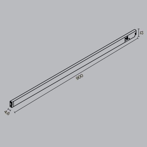 Трековый светильник Maytoni Technical Levity 4000К Basis TR190-1-15W4K-B