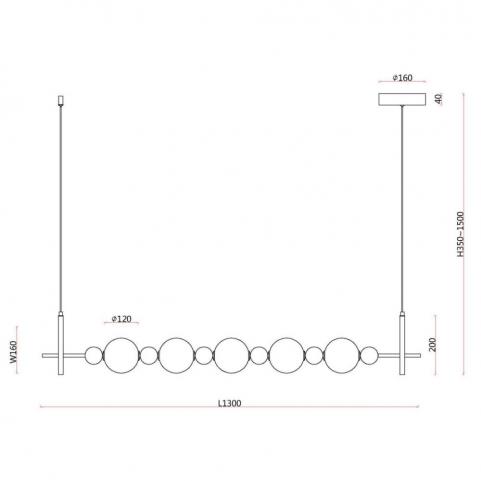 Подвесной светильник Favourite Chantra 4088-5P