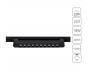 Трековый светильник Arte Lamp Flash   A4575PL-1BK