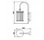Бра Newport Renata 4501/A chrome