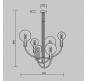 Подвесной светильник Maytoni  Status MOD333PL-06B