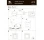 Уличный светильник Arte Lamp Belfast  A4569PF-2BK