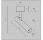 Спот Maytoni Technical Ceiling 4000K Focus T C141CL-L125-6W4K-B