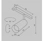 Трековый светильник Maytoni Technical Exility 4000K  Focus LED TR032-2-12W4K-M-BW