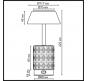 Настольный светильник Odeon Light Lulu 3000 5454/6TL